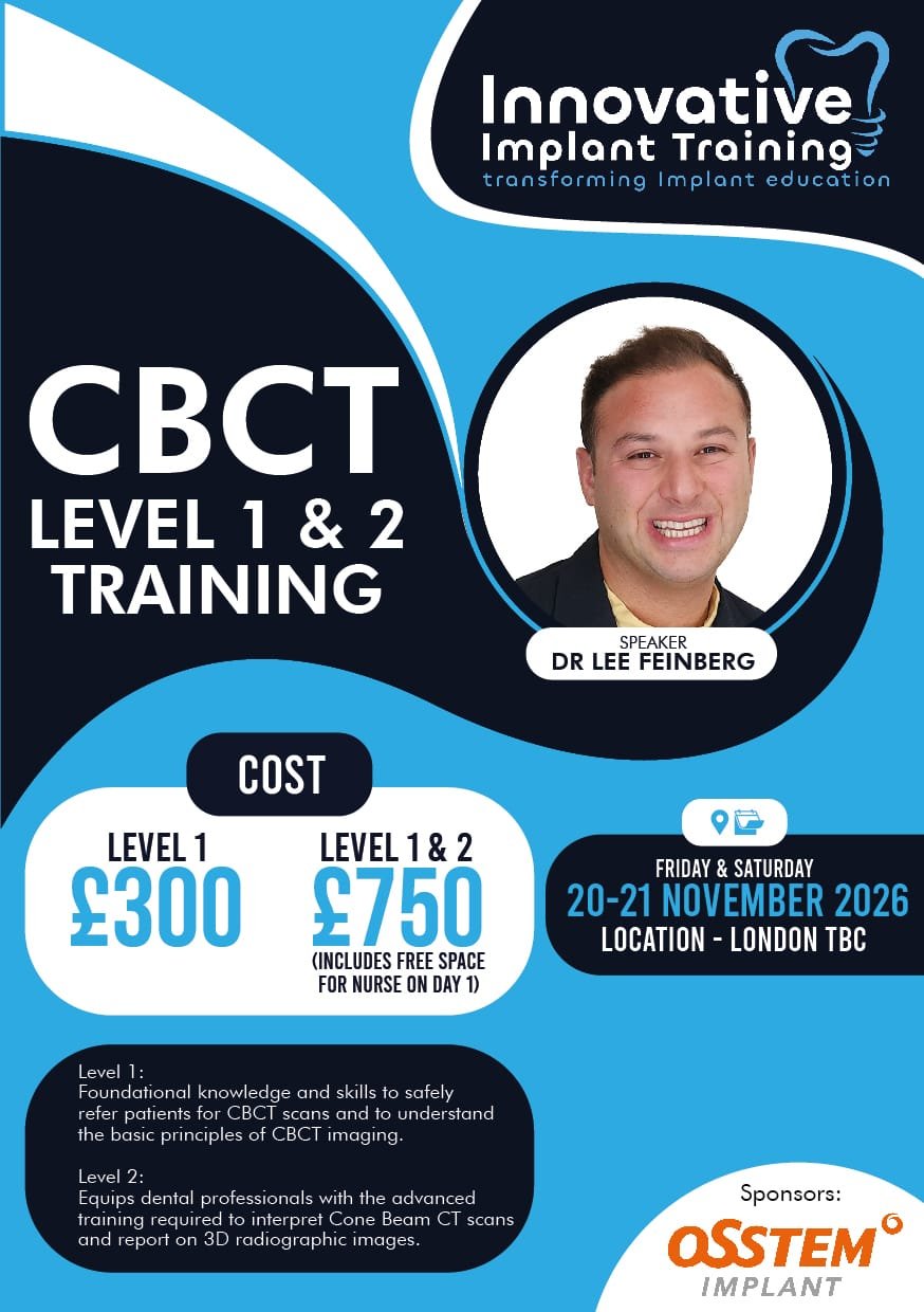 CBCT Level 1 & 2 Training 2026